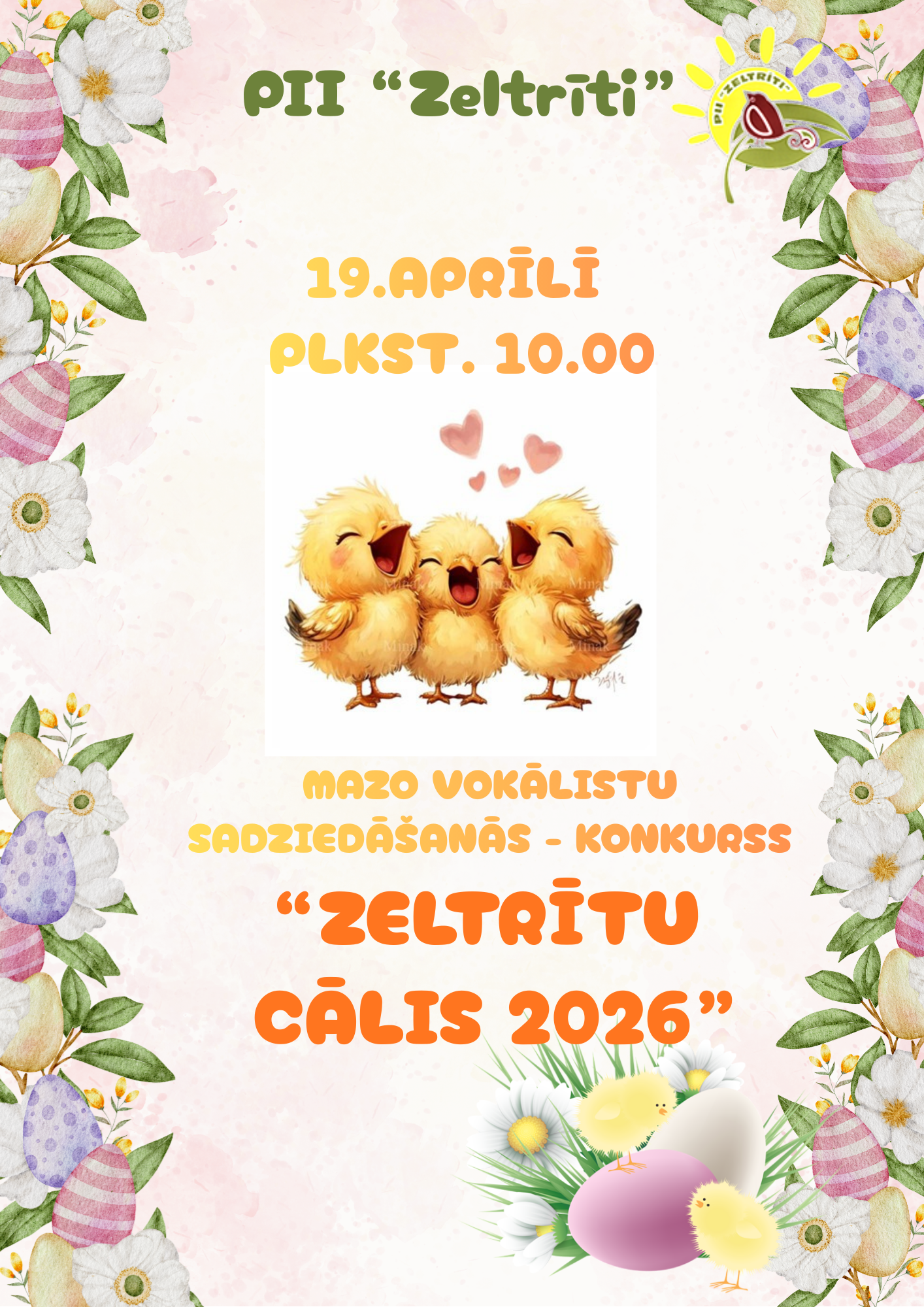 Zeltrītu Cālis 2026