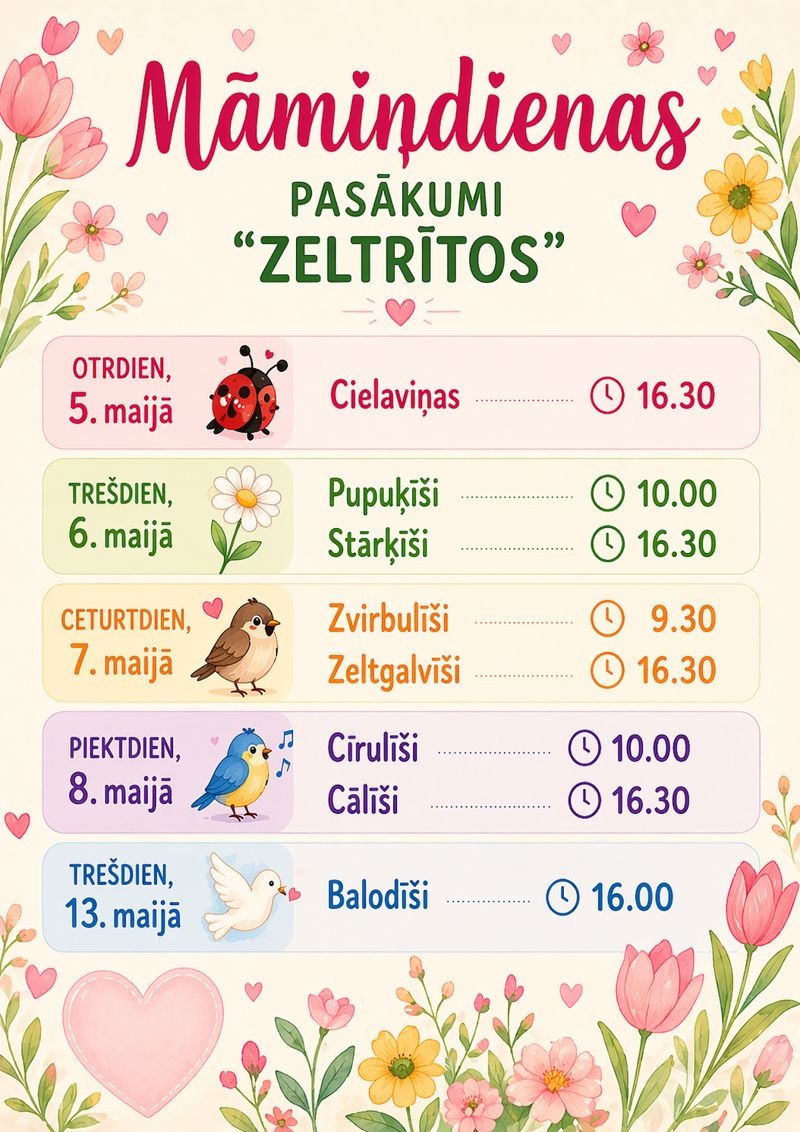 Mīļākie pavasara svētki